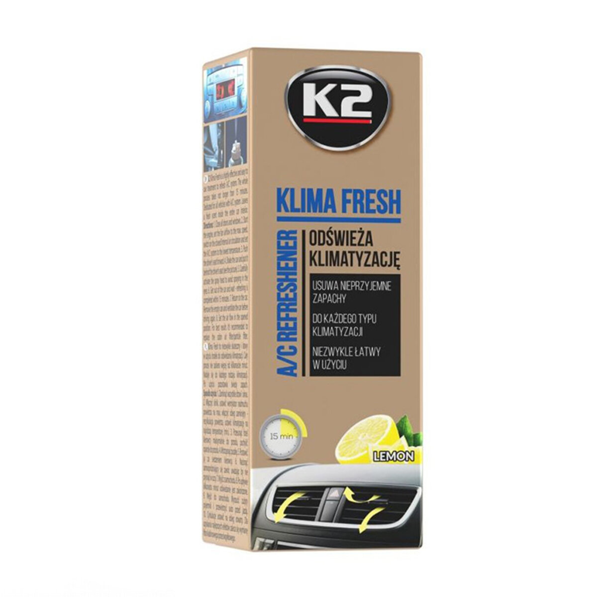 Очисник кондиціонера K2 Klima fresh, 150мл (K222) дивитися фото №3