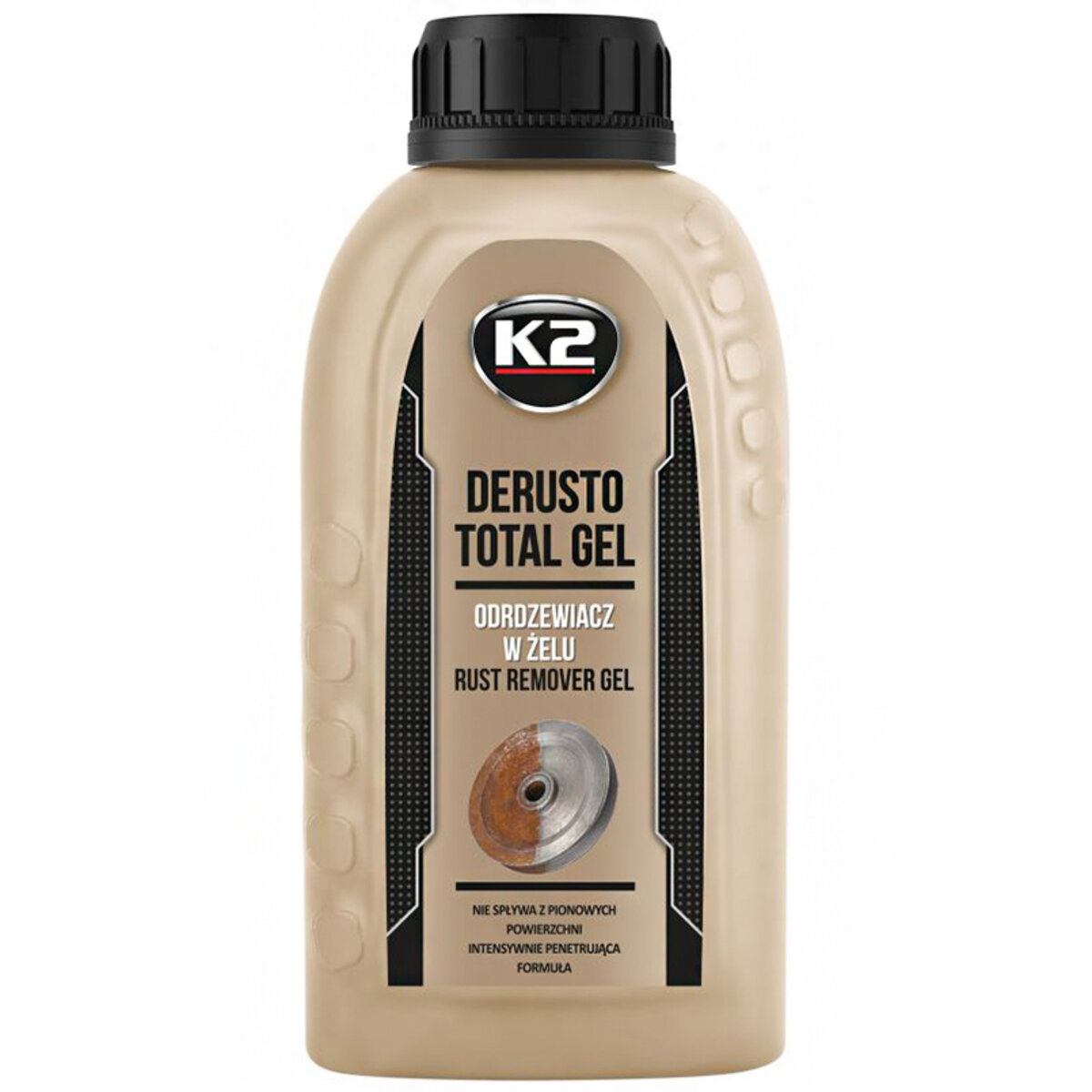 Перетворювач іржі K2 Derusto Total Gel, 250мл (L375) дивитися фото №1