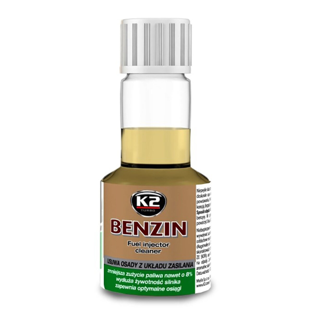 Очищувач інжекторів для бензинових двигунів K2 TURBO BENZIN, 50мл (ET3111) дивитися фото №1