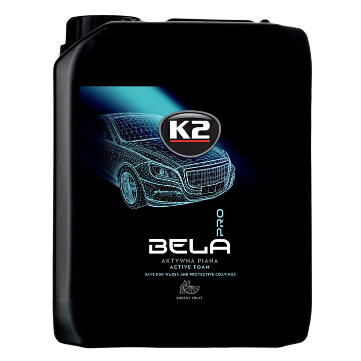 Активна піна K2 Bela Pro Energy Fruit для безконтактної мийки концентрат (енергія фруктів) каністра, 5л (D0125) дивитися фото №1
