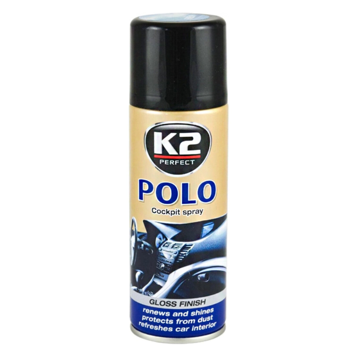 Поліроль для пластику K2 Polo Cockpit Fresh фреш 200мл (K402FR) дивитися фото №1