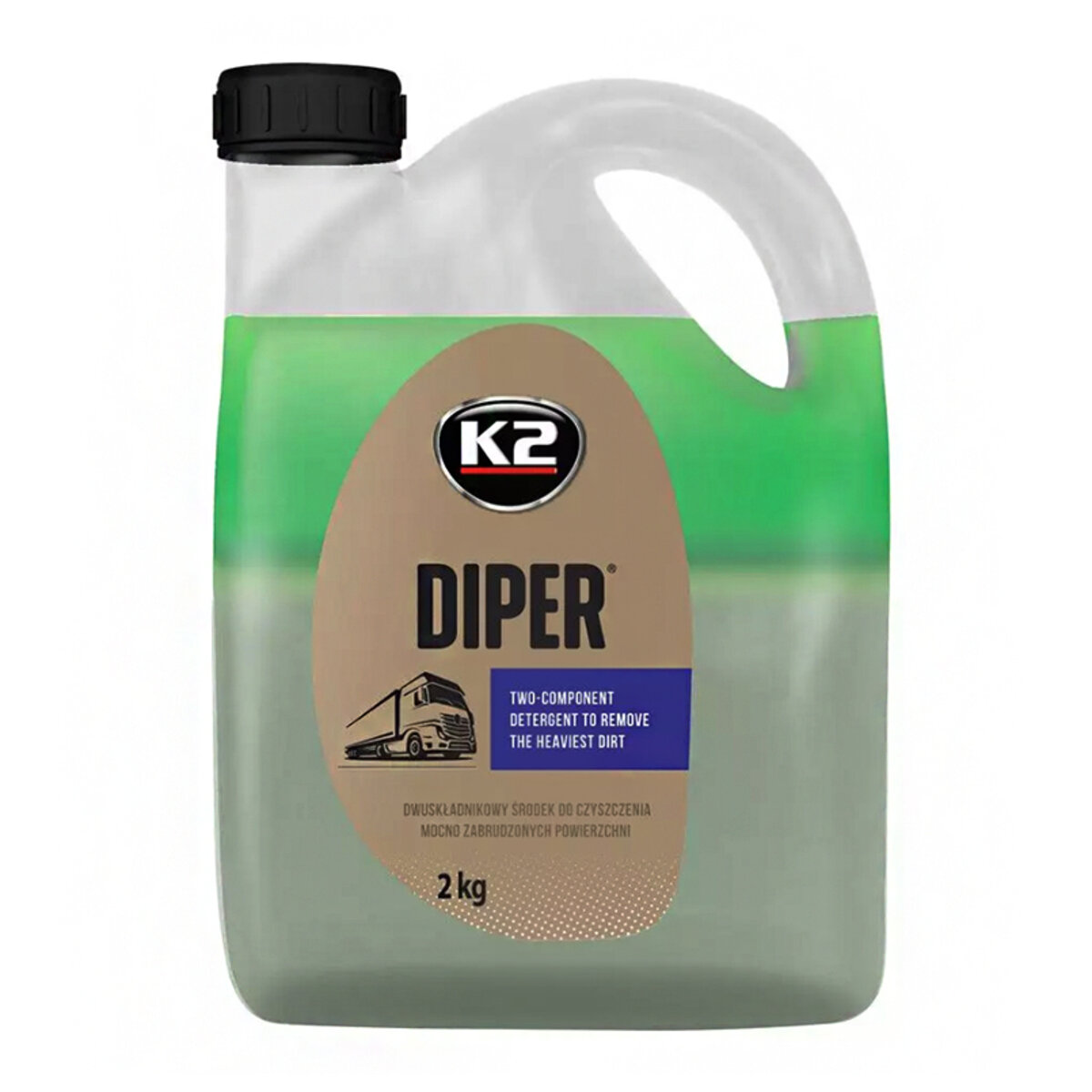 Активна піна K2 Diper концентрат для безконтактної мийки, 2кг (M804) дивитися фото №1