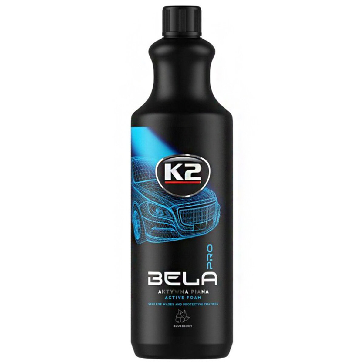 Активна піна K2 Bela Pro Blueberry для безконтактної мийки концентрат (лохина), 1л (D01011) дивитися фото №1