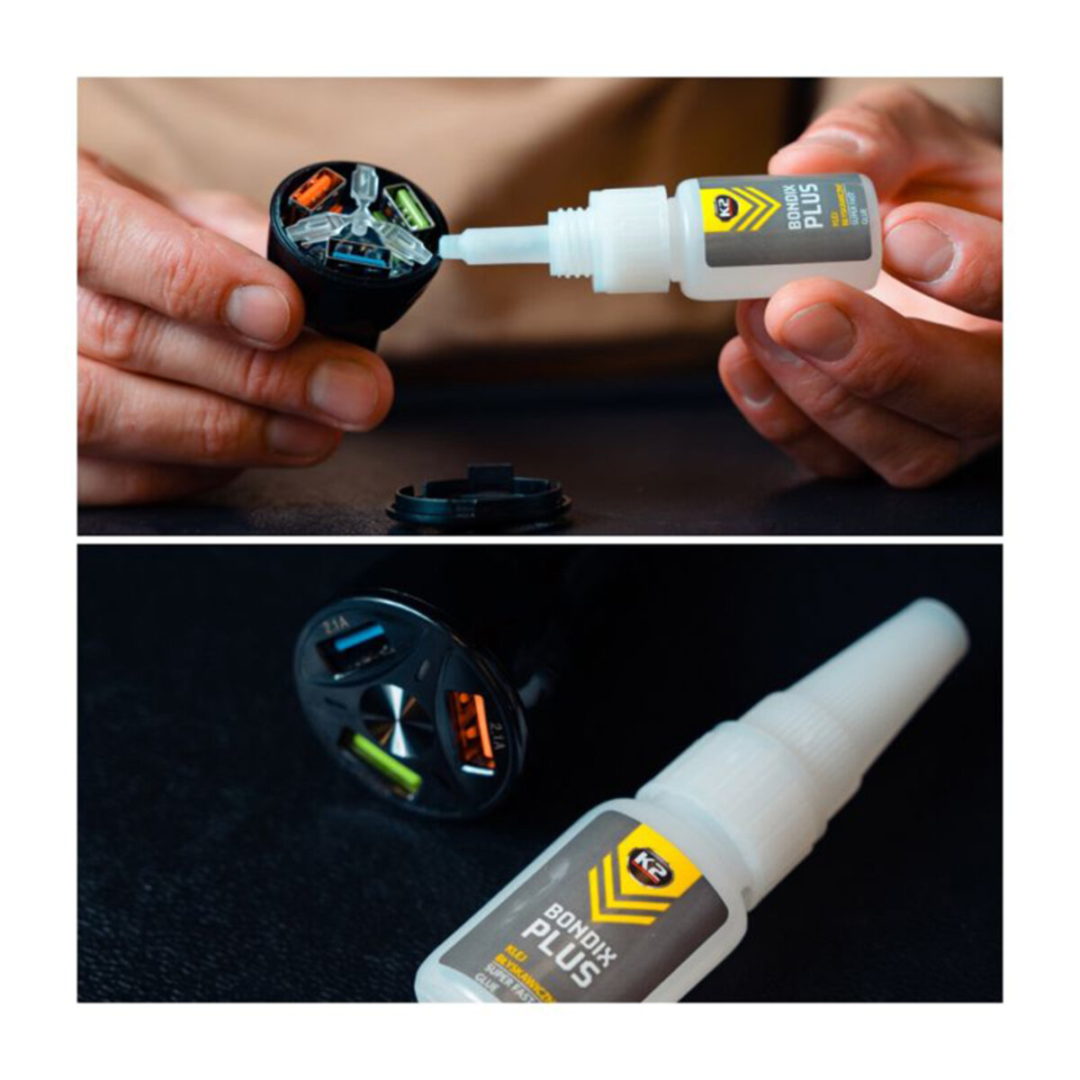 Суперклей K2 BONDIX PLUS 15сек, 10г (B101) дивитися фото №4