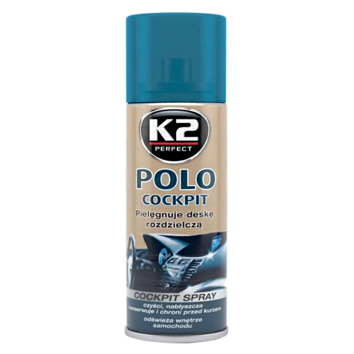 Поліроль для пластику K2 Polo Cockpit Lemon лимон 200мл (K402CY) дивитися фото №1