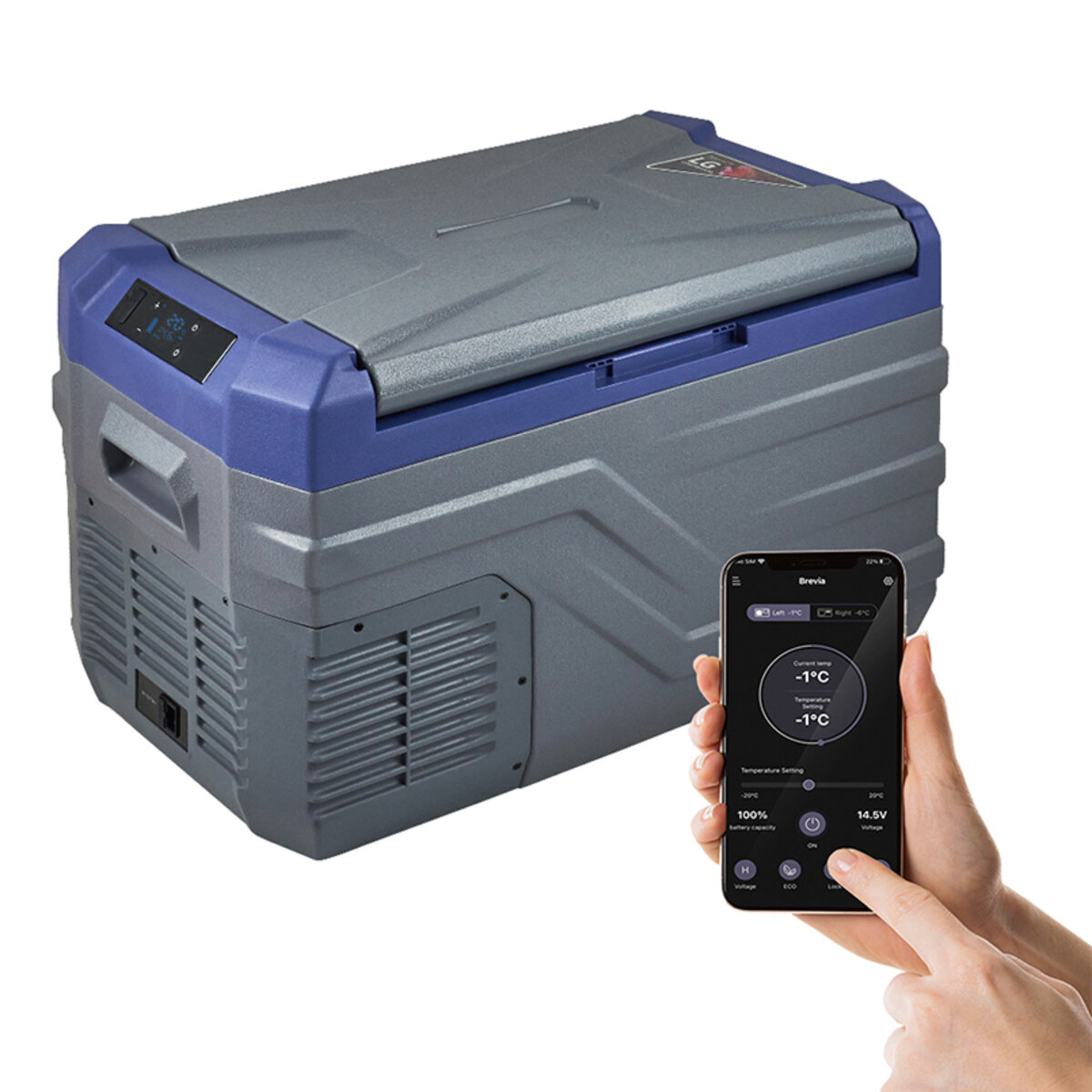 Холодильник автомобильный Brevia 27л (компрессор LG) 22925 (22925) смотреть фото №5