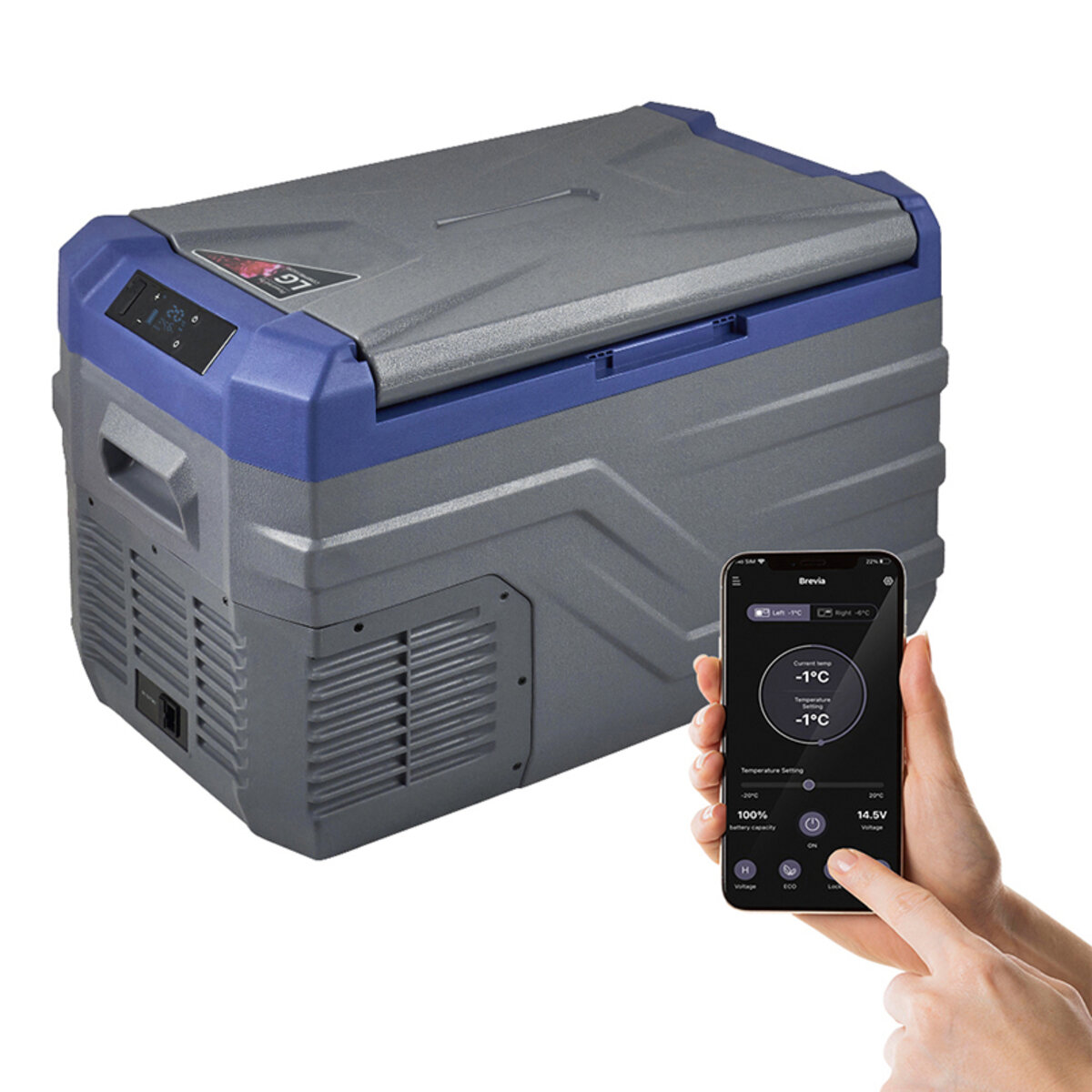Холодильник автомобільний Brevia 35л (компресор LG) 22935 (22935) дивитися фото №1