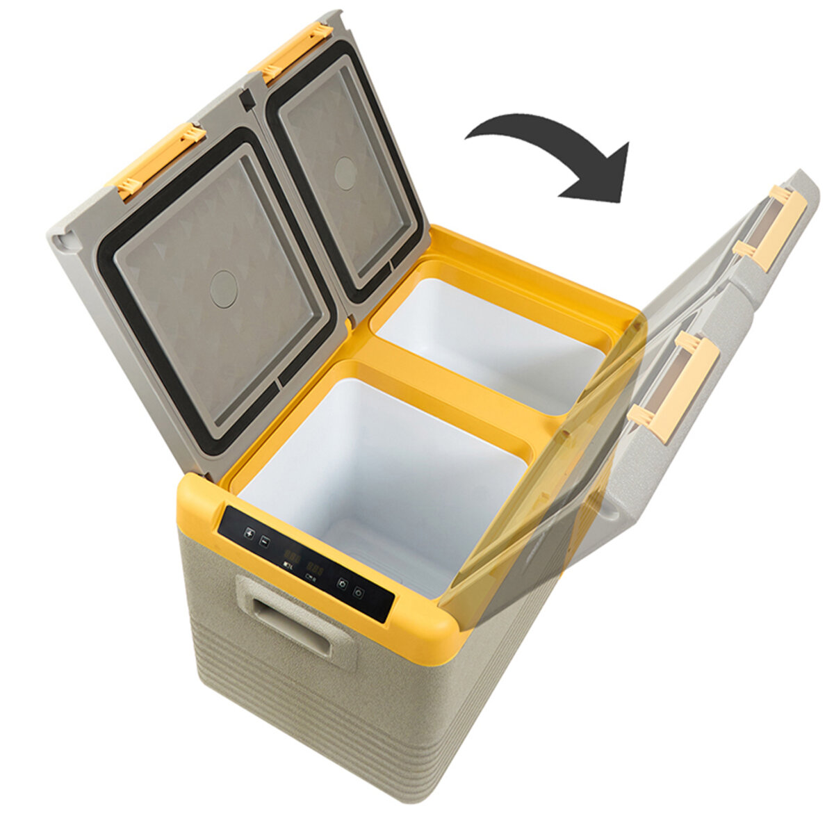 Холодильник автомобільний Brevia 25л (компресор LG) двокамерний 22545 (22545) дивитися фото №8