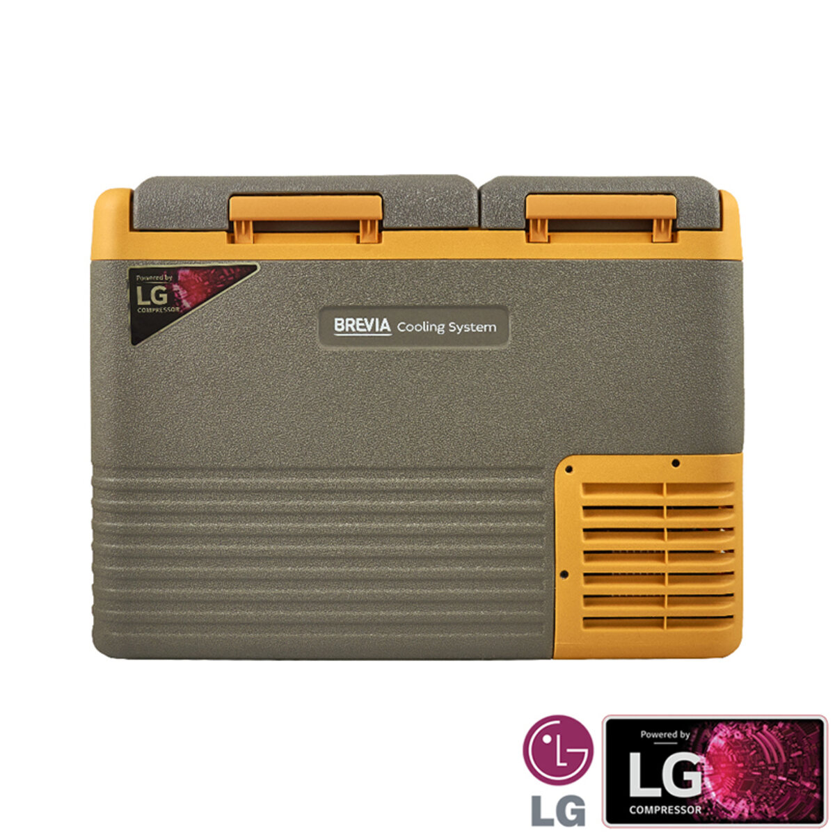 Холодильник автомобільний Brevia 33л (компресор LG) двокамерний 22555 (22555) дивитися фото №4