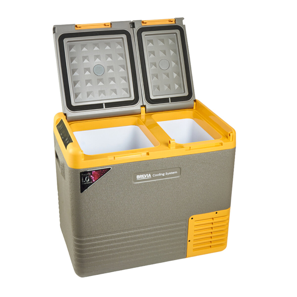 Холодильник автомобільний Brevia 40л (компресор LG) двокамерний 22565 (22565) дивитися фото №4