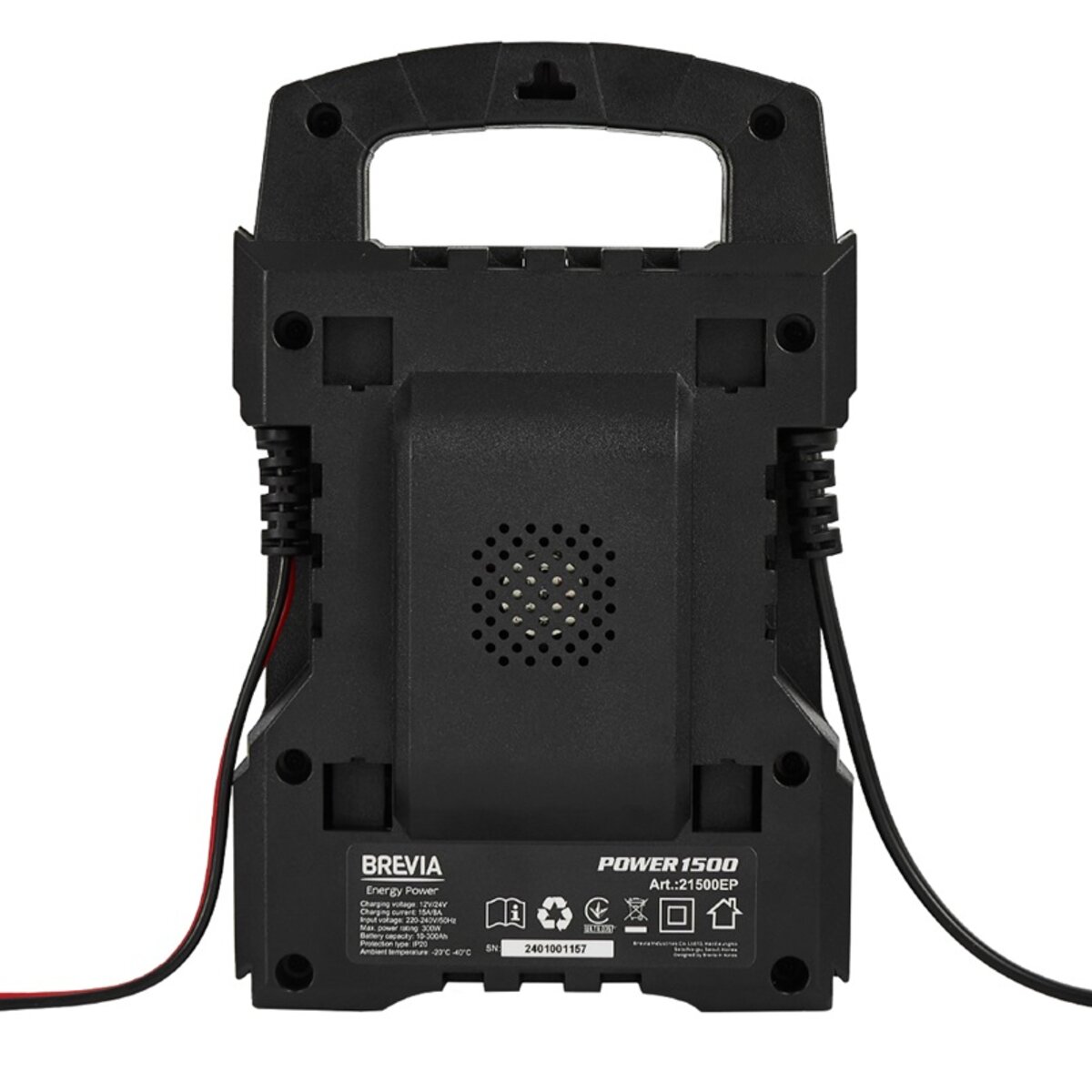 Зарядний пристрій АКБ Brevia Power 1500 15A, 12V/24V (21500EP) дивитися фото №4