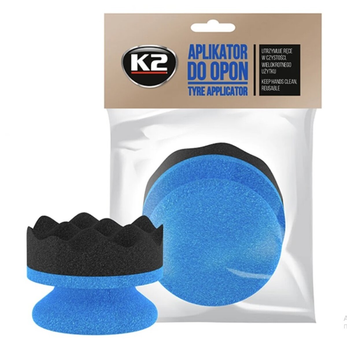 Губка-аплікатор для шин K2 Tyre Applicator (K720) дивитися фото №1