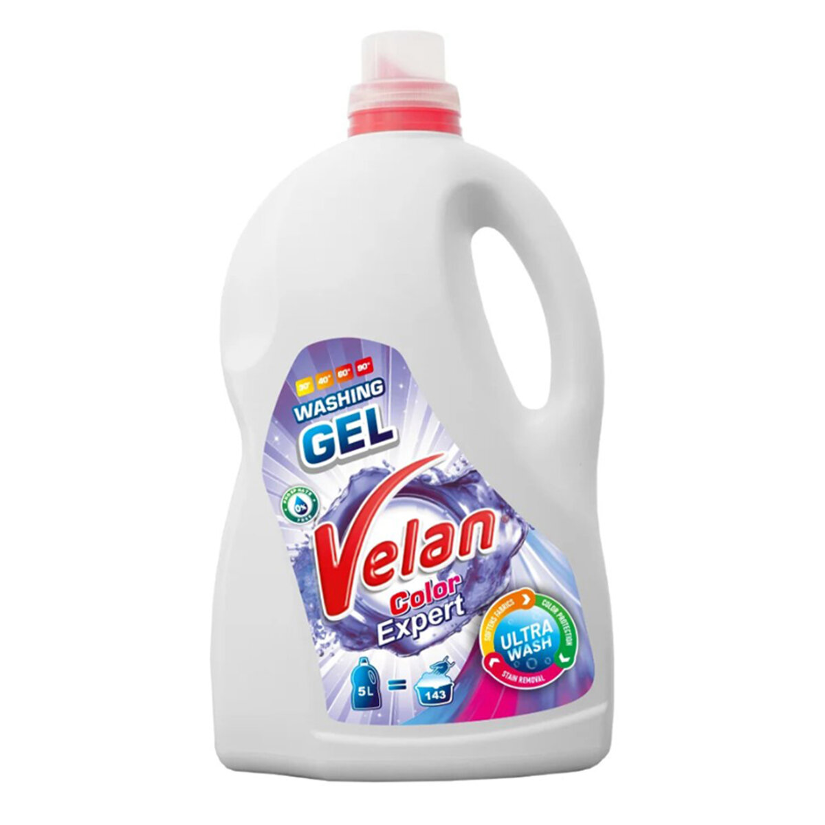 Гель для прання Velan Color для кольорових речей 5л (VL52209) дивитися фото №1