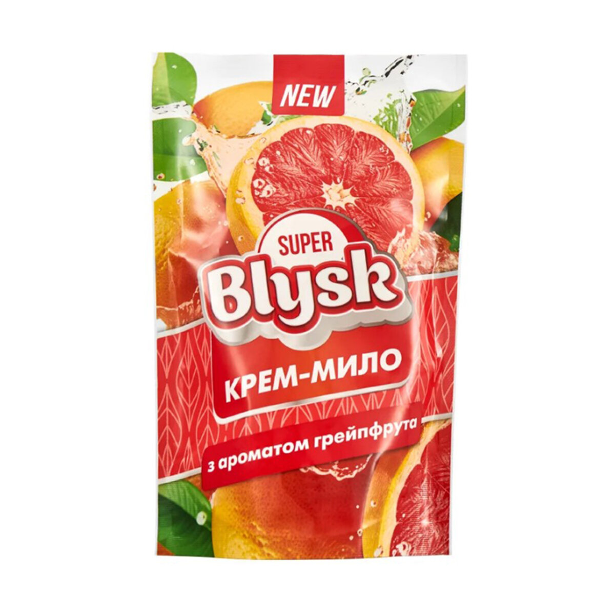 Рідке крем-мило Super Blysk Грейпфрут дой-пак, 460мл (SB52018) дивитися фото №1
