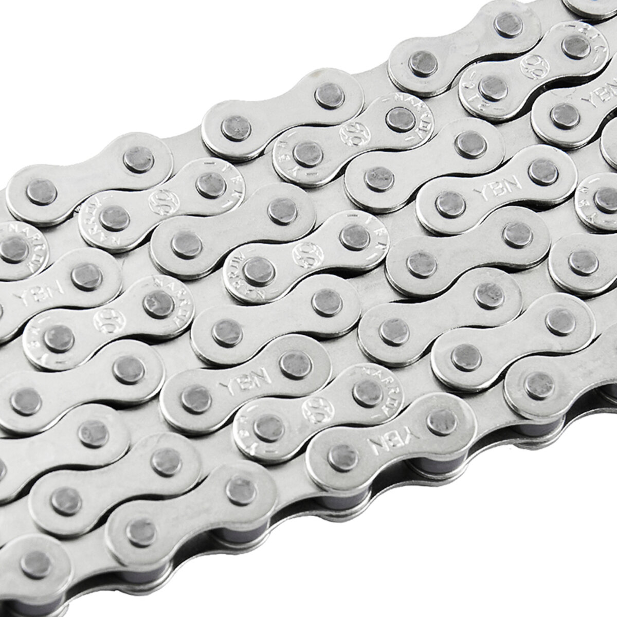 Ланцюг велосипедний Greys 1шв. S410 NP Silver, 112 ланок (GR24010) дивитися фото №1