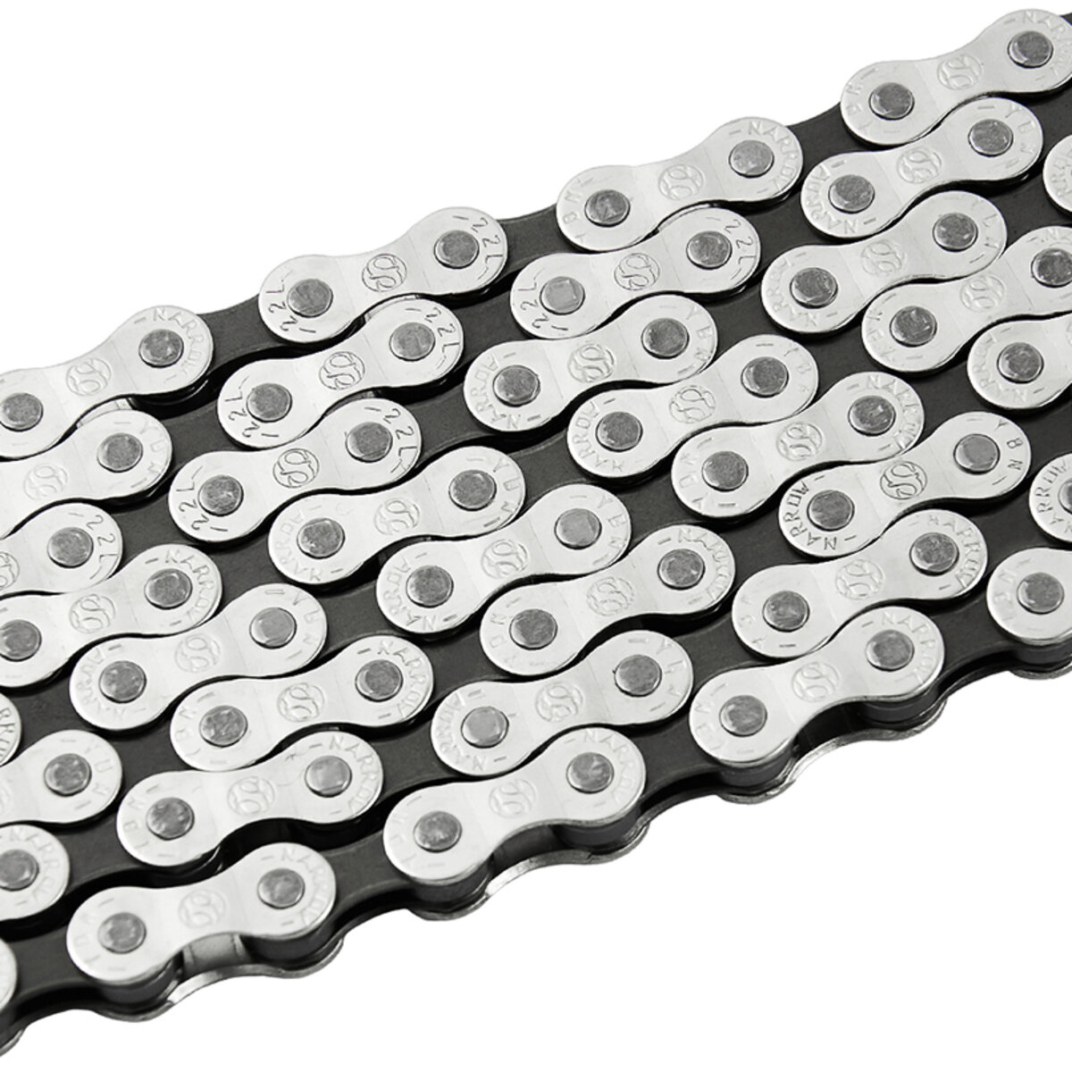 Ланцюг велосипедний Greys 8шв. S8 Half Silver, 116 ланок (GR24208) дивитися фото №1