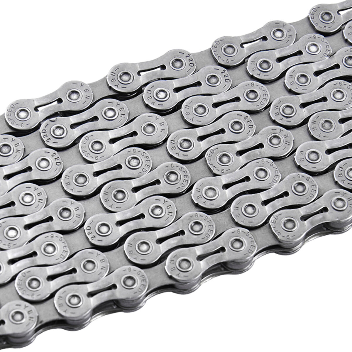 Ланцюг велосипедний Greys 9шв. SH9 Grey/Grey, 116 ланок (GR24219) дивитися фото №1