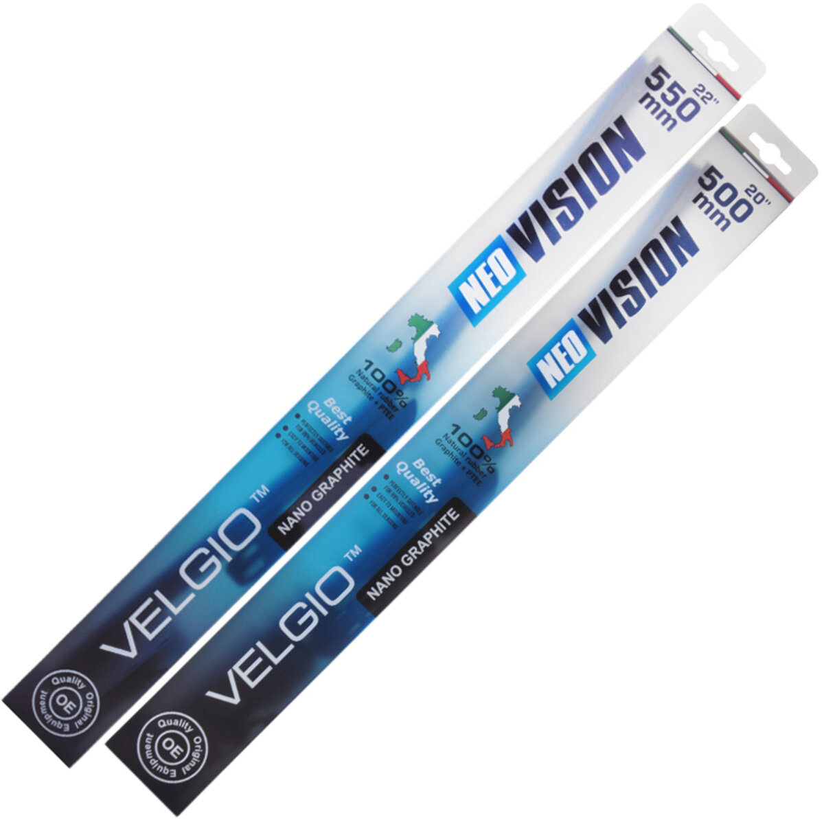 Комплект щіток склоочисників безкаркасних Velgio Neo Vision для Renault Logan 2015-2020 (sk_75) дивитися фото №1