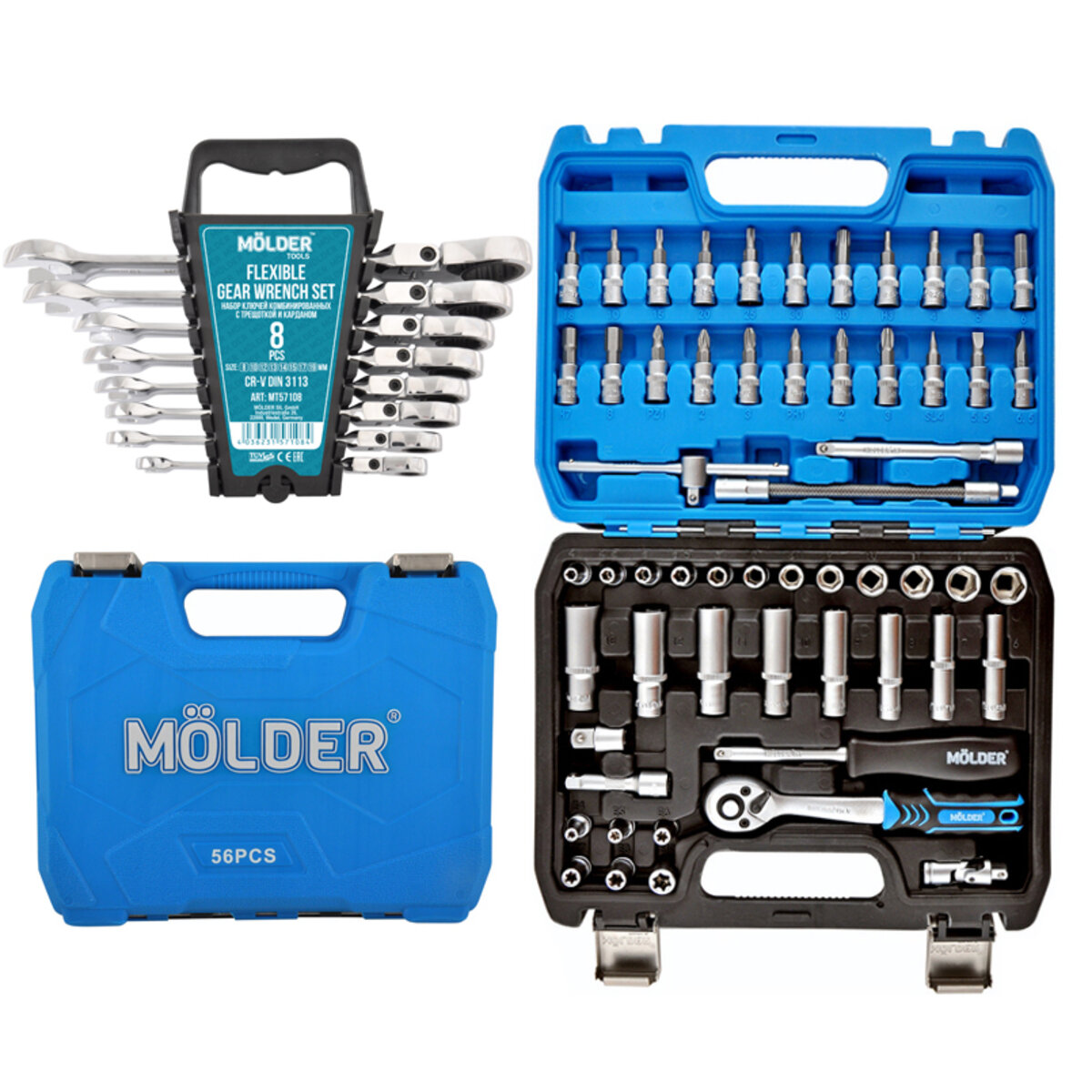 Лучший профессиональный набор инструментов для автомобиля Molder (na_84) смотреть фото №1