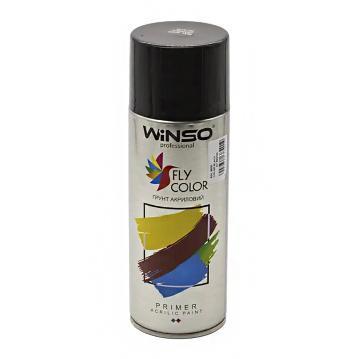 Акрилова грунтівка (грунт-спрей) Winso 450мл чорний (BLACK/RAL9005) (880020) дивитися фото №1