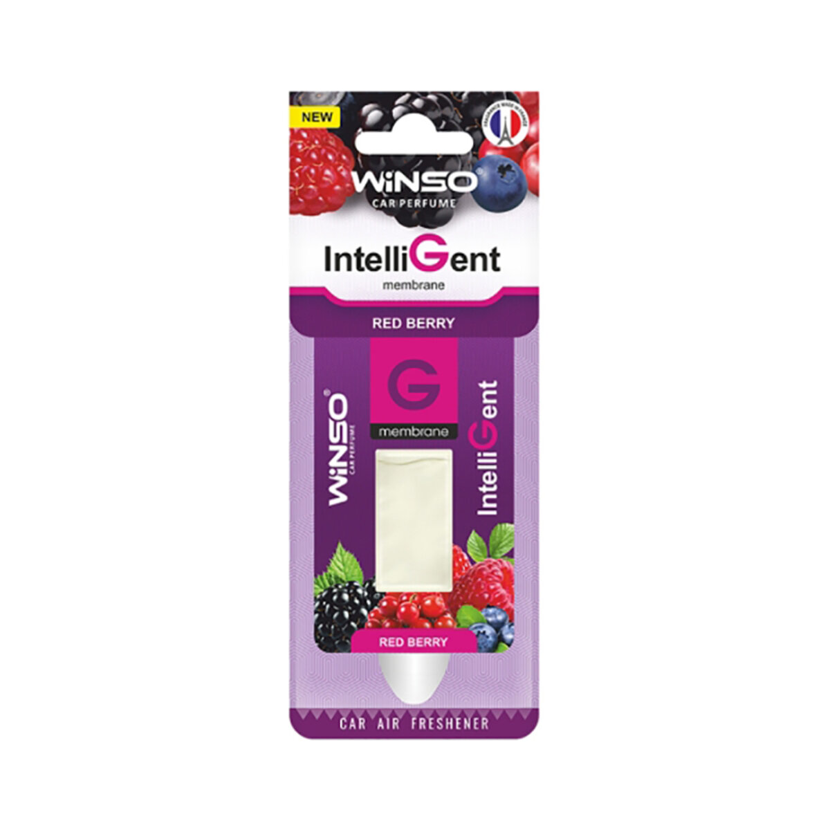 Автомобільний Ароматизатор Winso з мембраною IntelliGent - Red Berry (536710) | Аромат: Ягідний дивитися фото №1