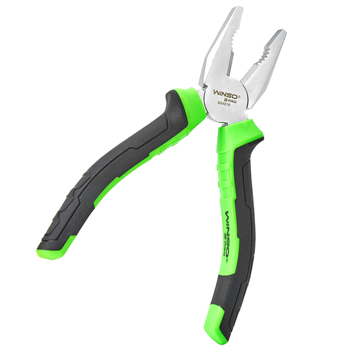 Плоскогубці Winso Pro комбіновані Cr-V 160мм, двокомпонентна ручка (904016) дивитися фото №4
