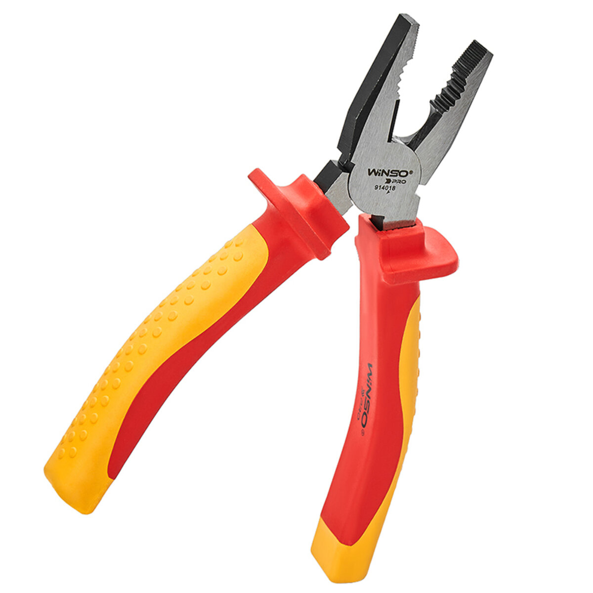 Плоскогубці Winso Pro комбіновані діелекричні 60Cr-V 180мм, VDE 1000В (914018) дивитися фото №4