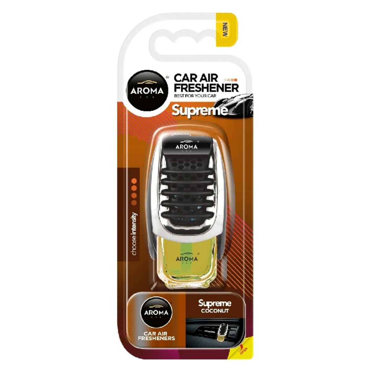 Ароматизатор Aroma Car Supreme Slim Coconut рідкий 7мл (92850) дивитися фото №1