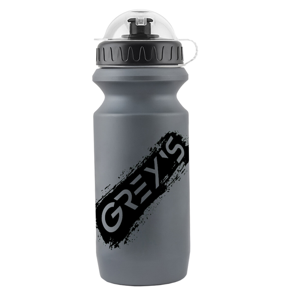 Велосипедна фляга Greys 600мл сіра з захисним ковпачком GR15680 (GR15680) дивитися фото №1