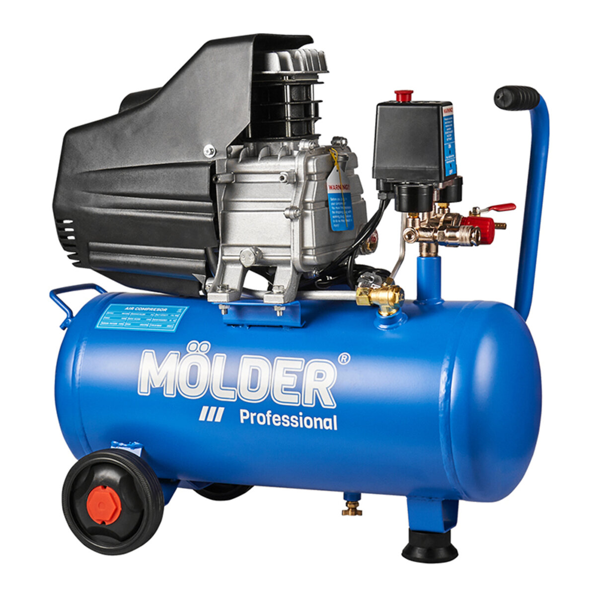 Компресор повітряний Molder з ресівером 24л, 175л/хв, 1100Вт (MA31240) дивитися фото №2