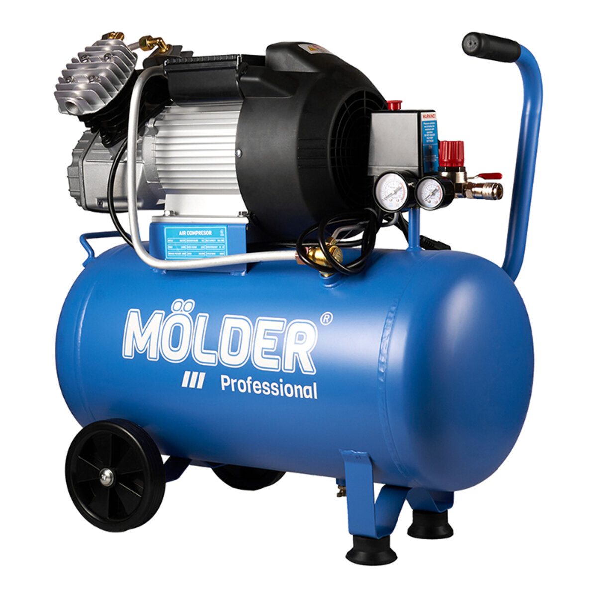 Компресор повітряний Molder з ресівером 50л, 356л/хв, 2200Вт (MA31510) дивитися фото №2