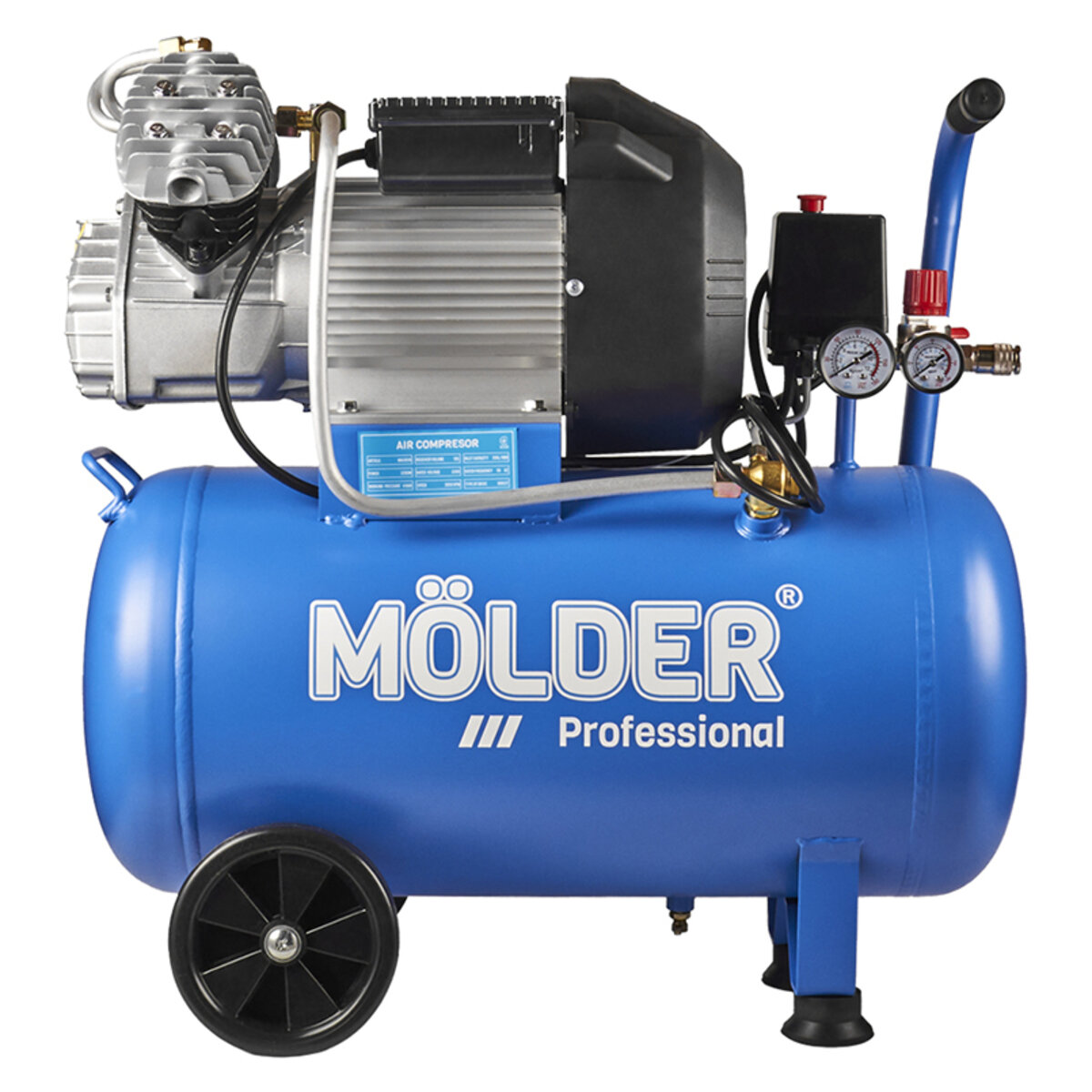 Компресор повітряний Molder з ресівером 50л, 356л/хв, 2200Вт (MA31510) дивитися фото №1