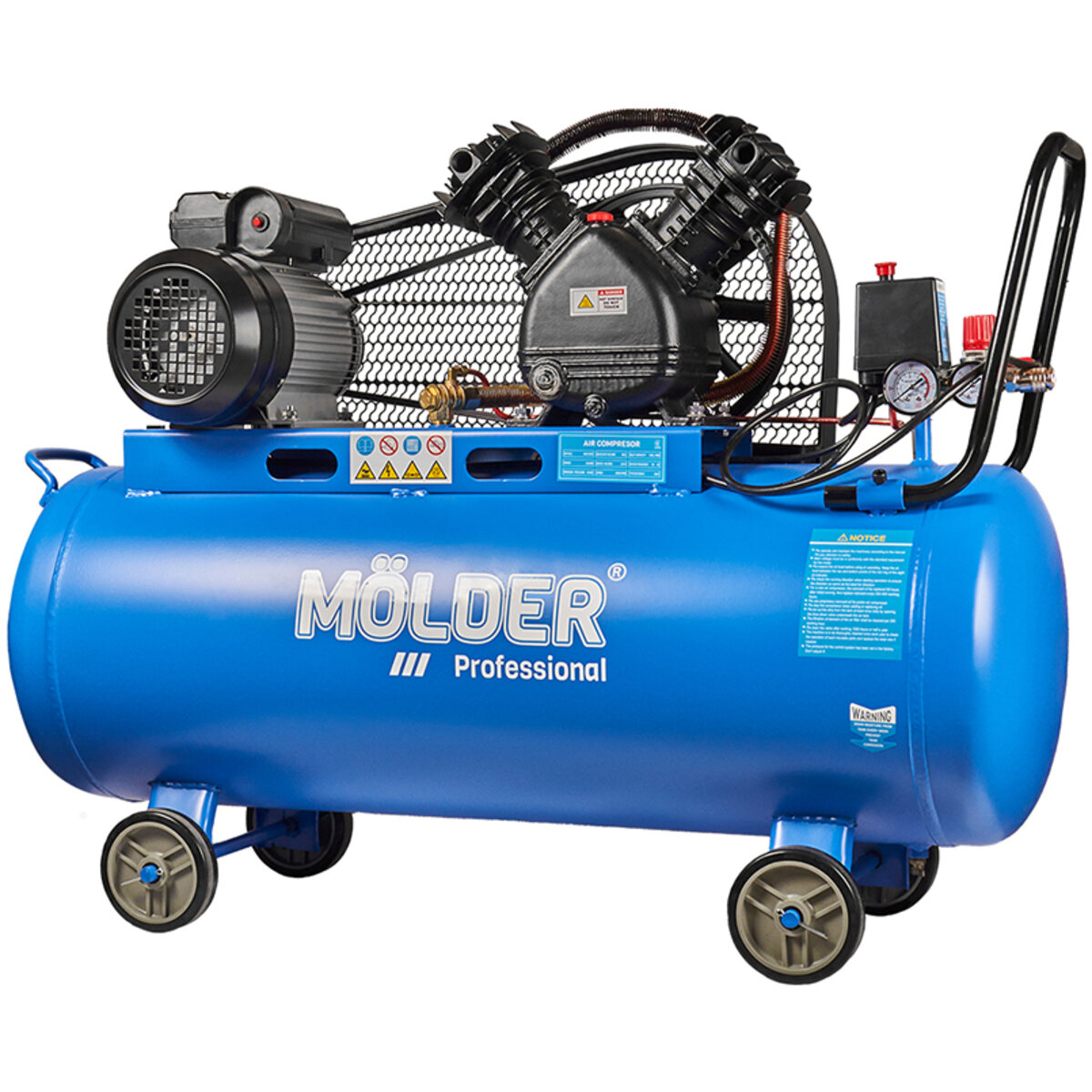 Компресор повітряний Molder з ресівером 100л, 336л/хв, 2200Вт (MA31000) дивитися фото №2