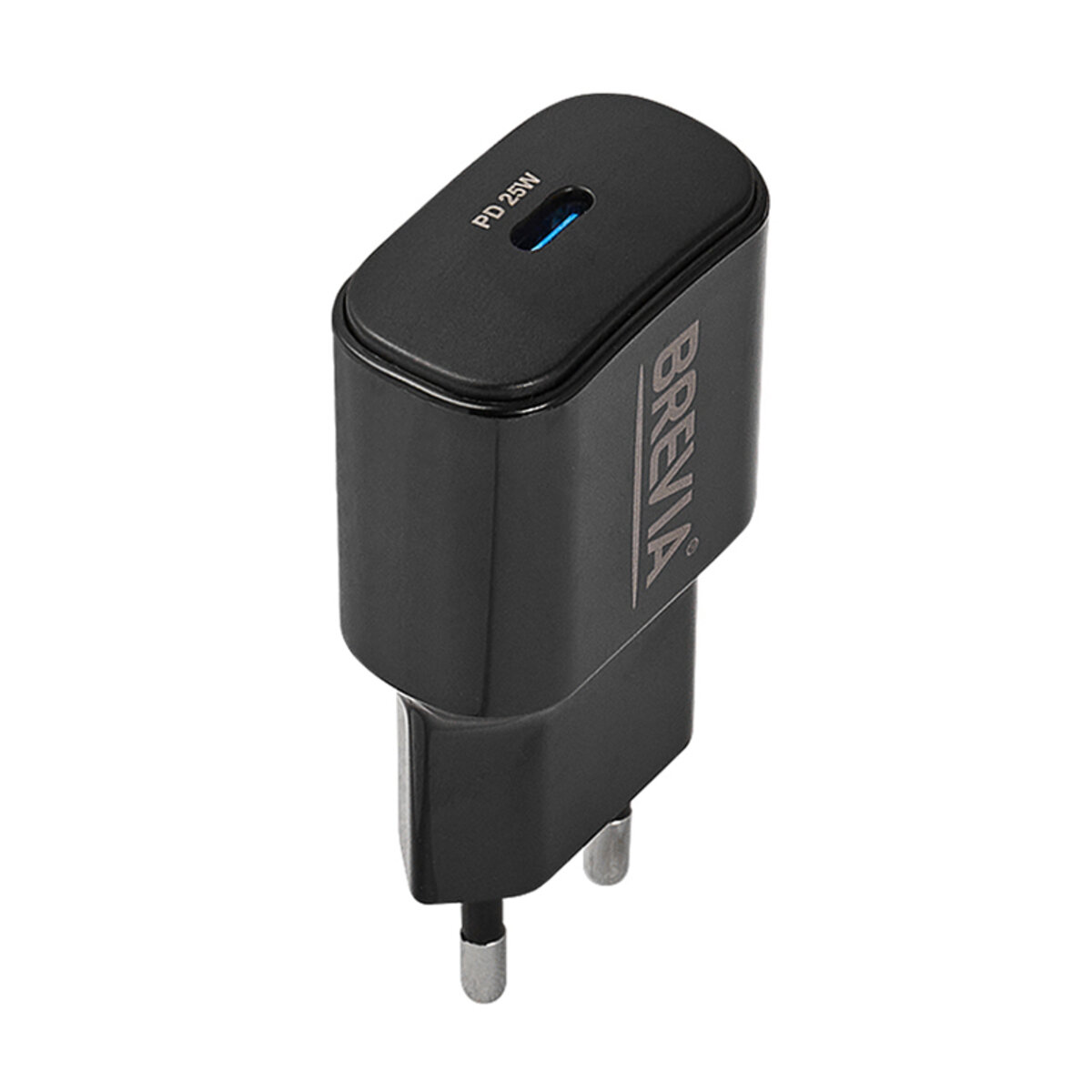 Мережевий зарядний пристрій Brevia ePower PD25W USB-C чорний (45025CB) дивитися фото №3