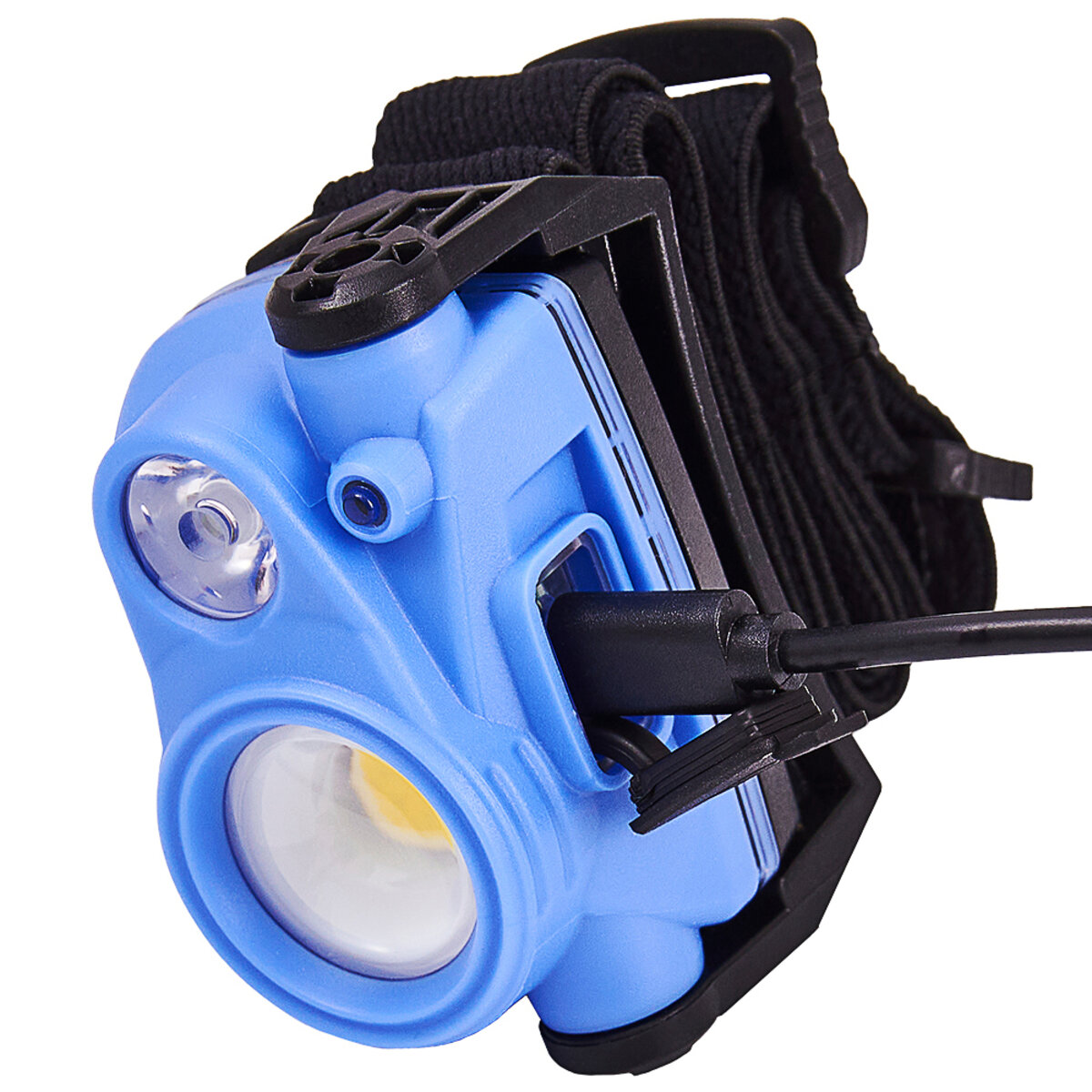 Ліхтар налобний Brevia 400Lm+200Lm, 3W+3W COB, 1200mAh IP65 (14100WX1) дивитися фото №5