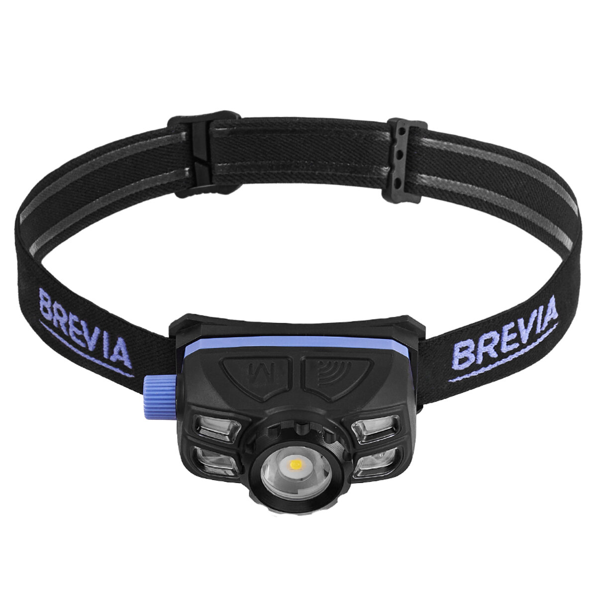 Ліхтар налобний Brevia 400Lm, 5W LED, Zoom, Sensor, 1400mAh IP65 (14150WZX1) дивитися фото №1