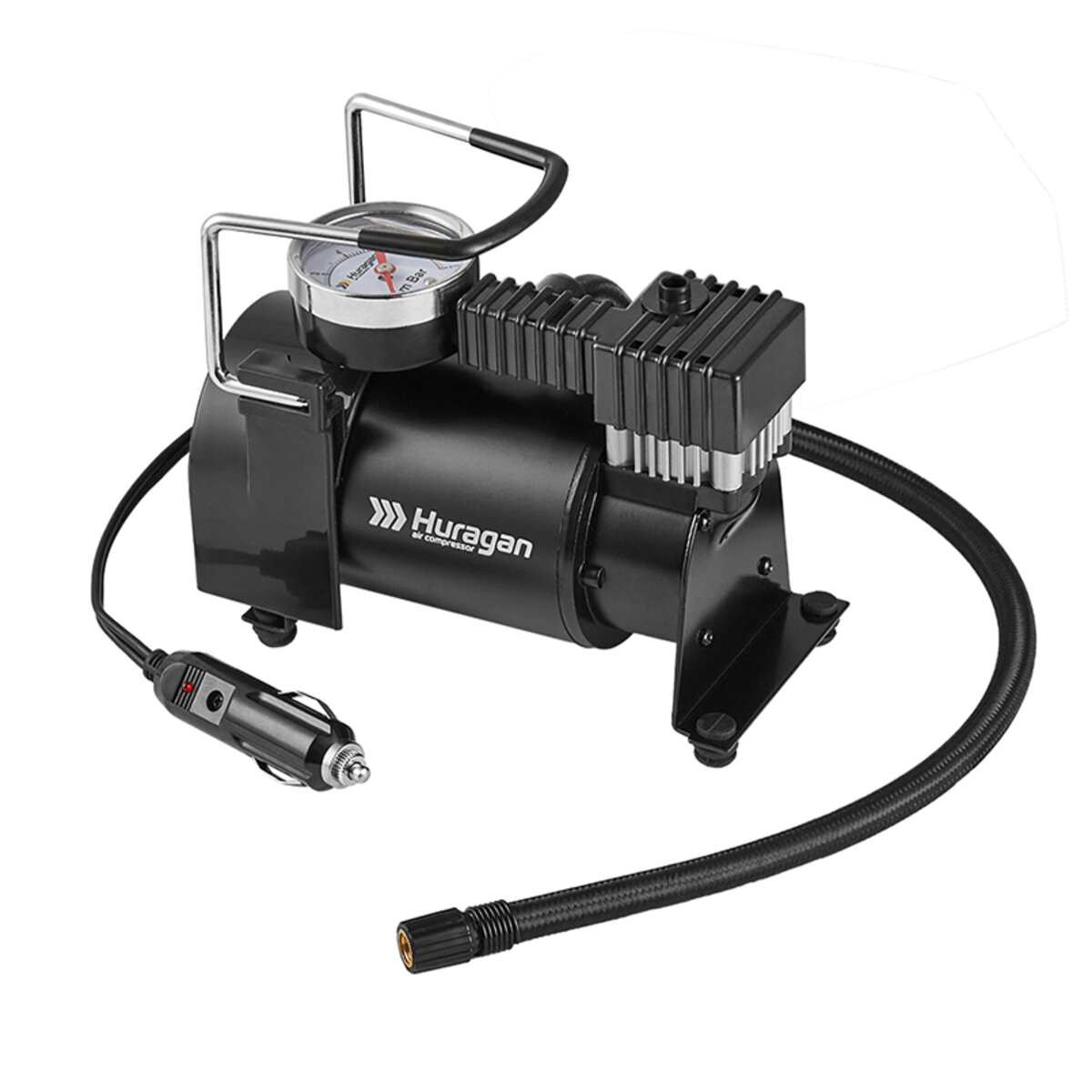 Компресор автомобільний Huragan 12В, 7 Атм, 37 л/хв H0200 (H0200) дивитися фото №1
