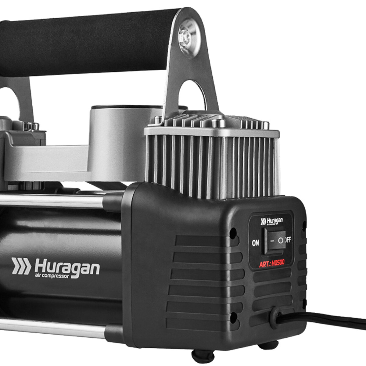 Компресор автомобільний Huragan 12В, 7 Атм, 85 л/хв H0500 (H0500) дивитися фото №4