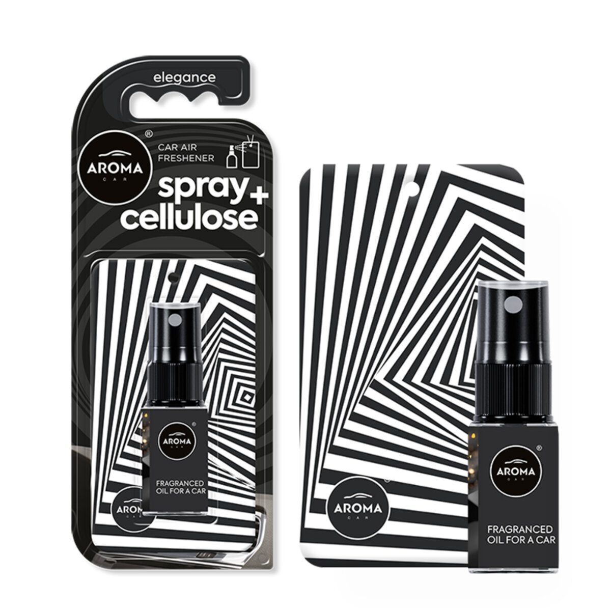 Ароматизатор Aroma Car Spray 20мл & Cellulose - Elegance для салону авто (11900) дивитися фото №1