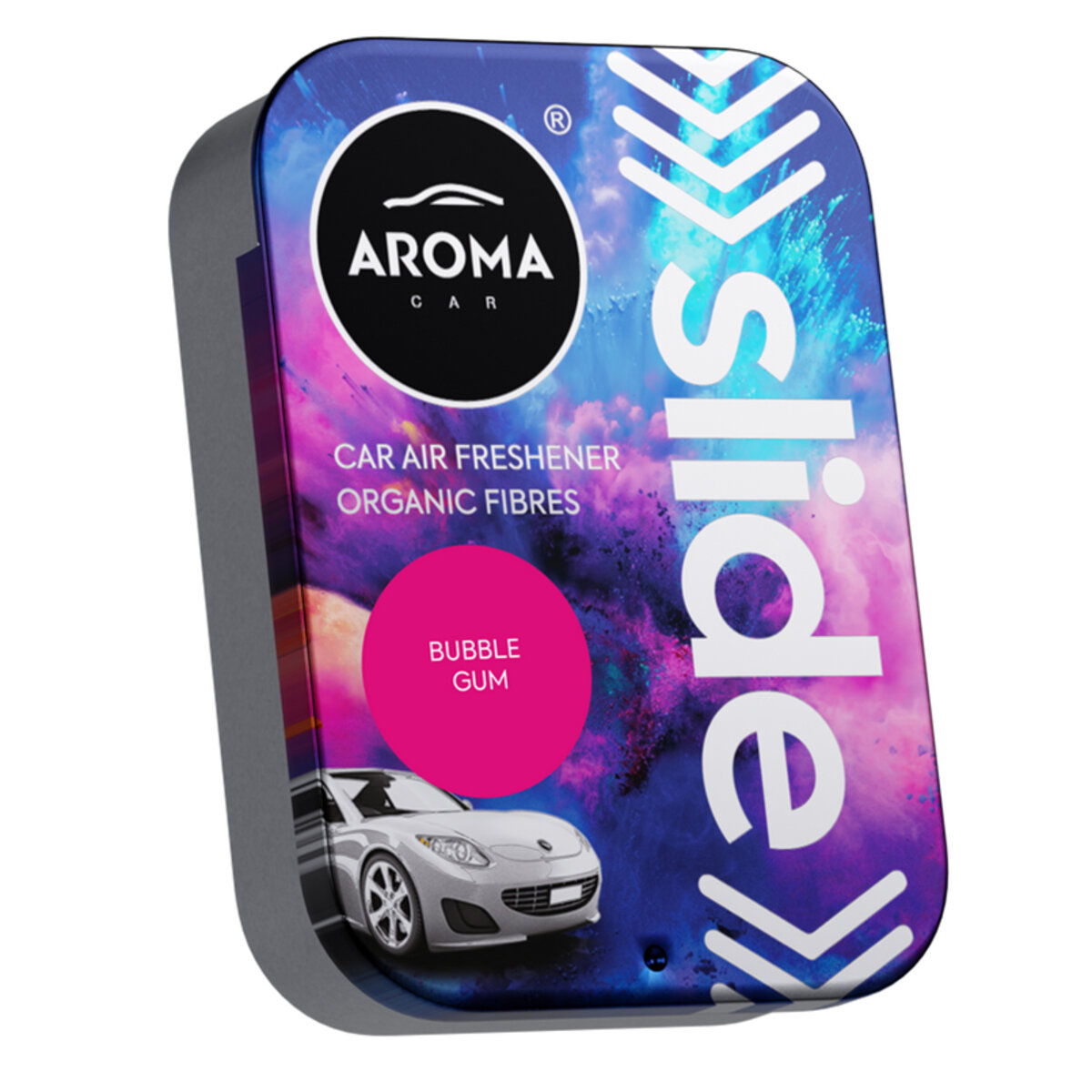 Ароматизатор Aroma Car Organic Slide 30г - Bubble Gum сухий (11692) дивитися фото №1