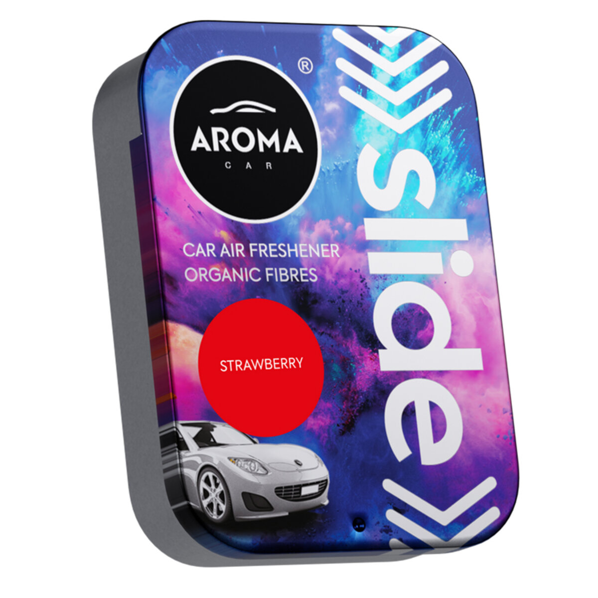 Ароматизатор Aroma Car Organic Slide 30г - Strawberry сухий (11691) дивитися фото №1