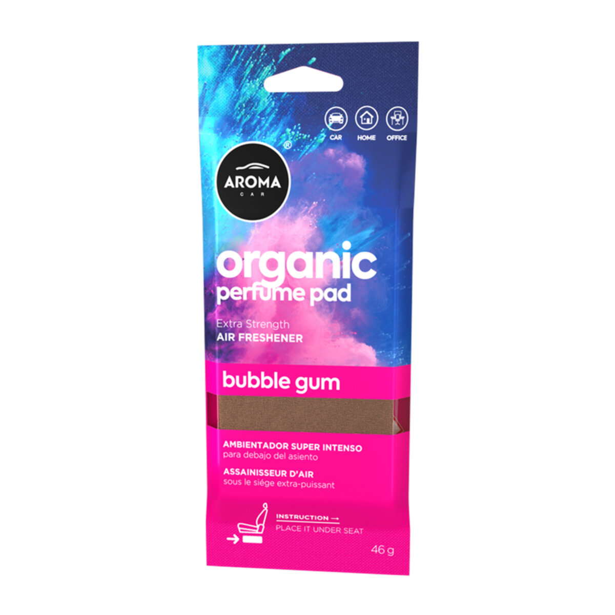 Ароматизатор Aroma Car Organic Perfume Pad 46г - Bubble Gum сухий (11742) дивитися фото №1