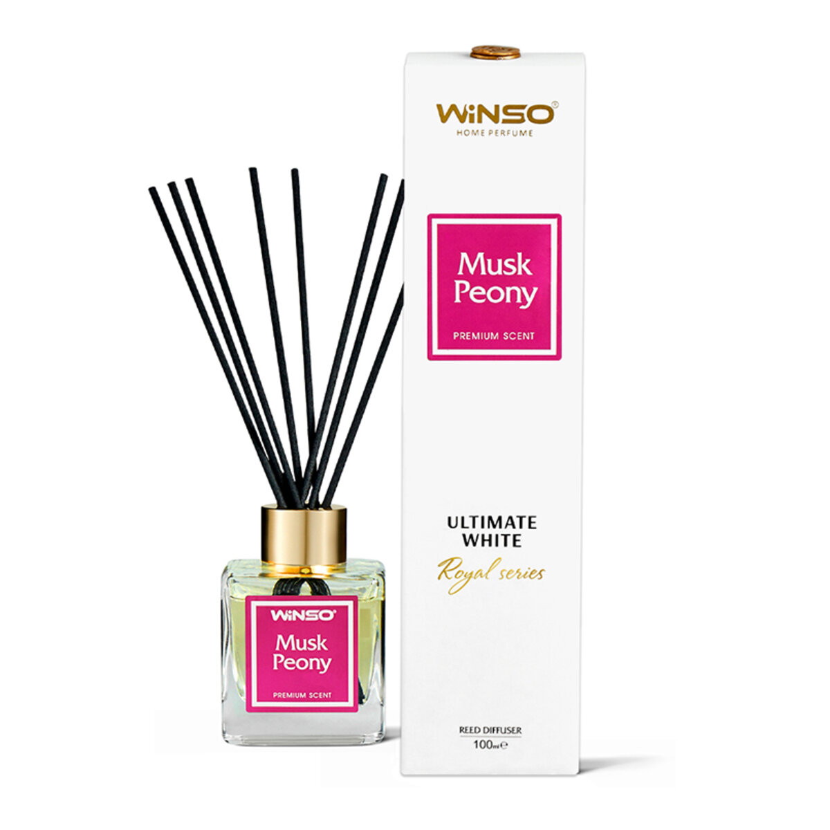 Ароматичні палички Winso Ultimate White - Musk Peony, 100мл (539520) дивитися фото №1