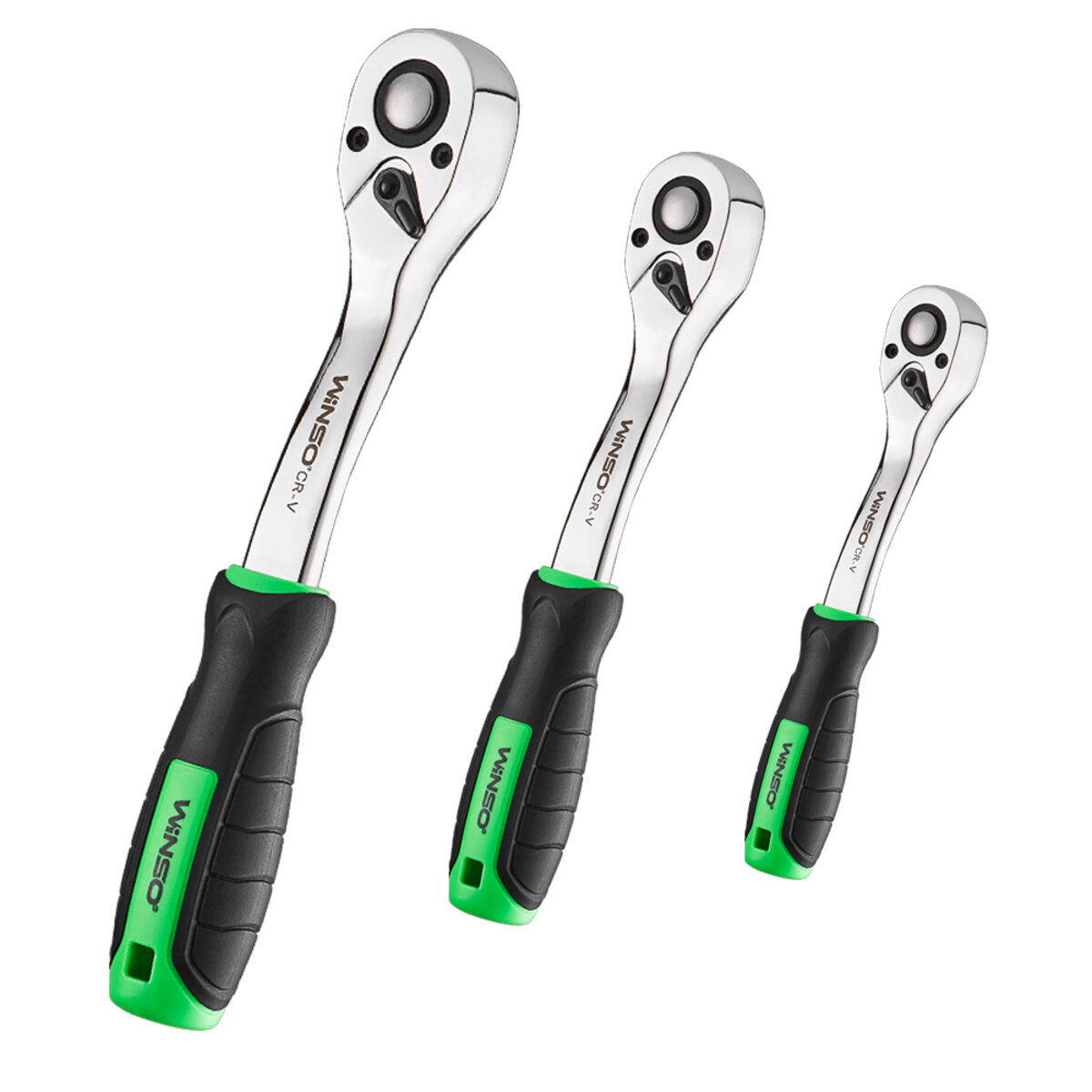 Професійний набір інструментів в кейсі Winso Pro 1/2, 1/4, 3/8 72T, CR-V, 171од. (924171) дивитися фото №7