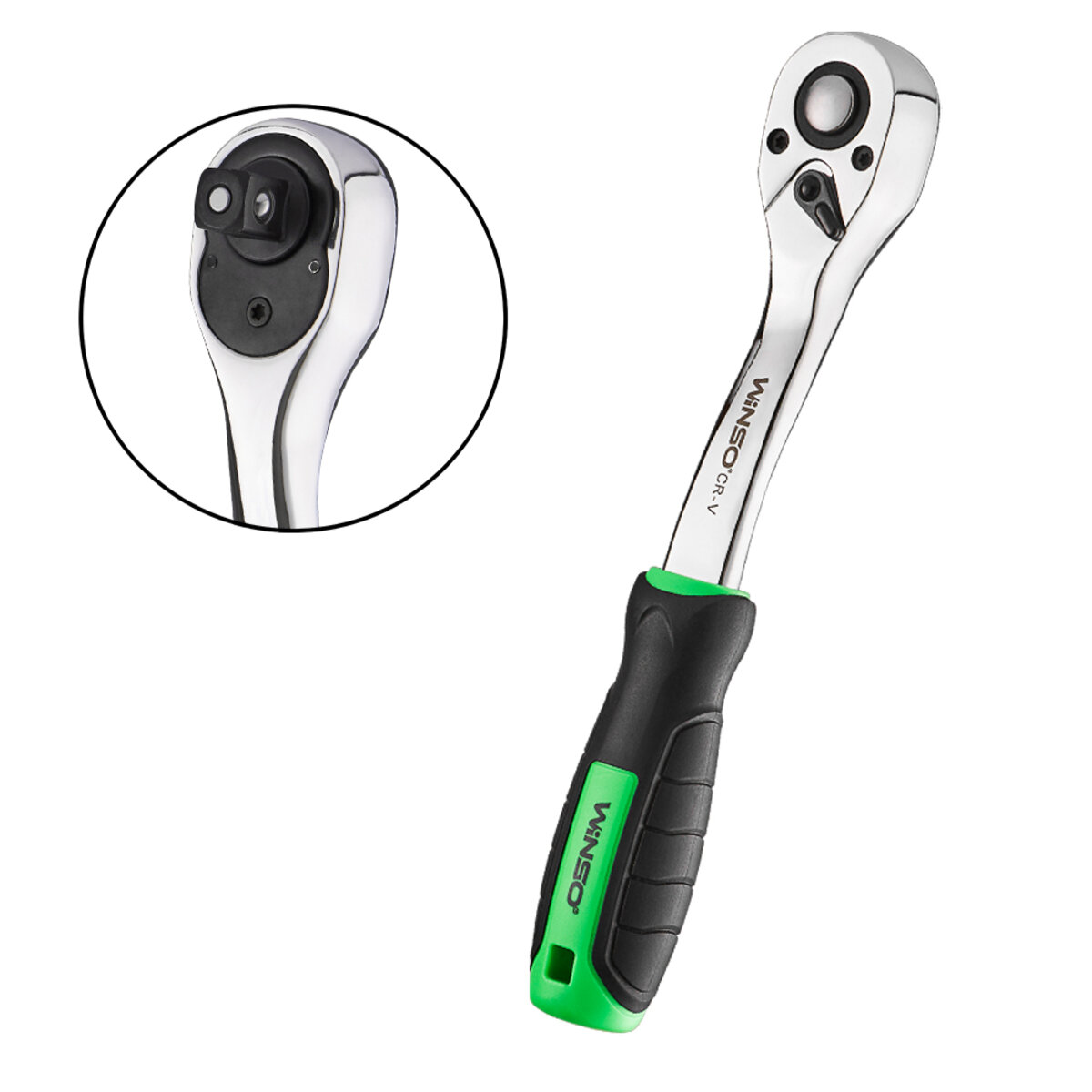 Професійний набір інструментів в кейсі Winso Pro 1/4 72 T, CR-V, 46од. (904046) дивитися фото №6