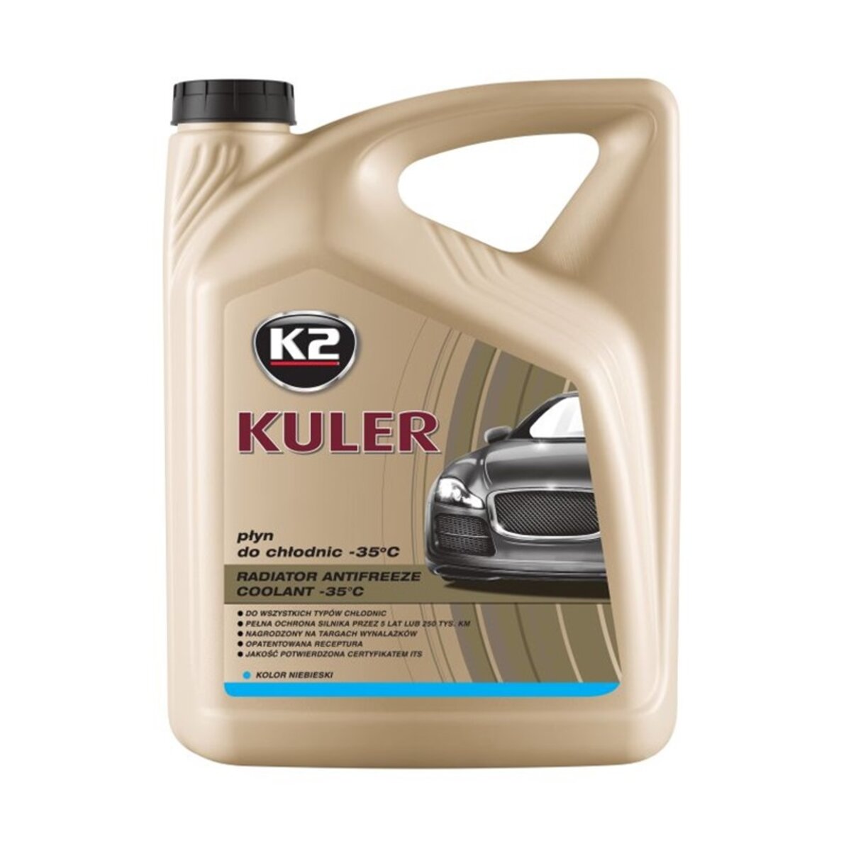 Антифриз K2 Kuler Long Life -35°C G11 блакитний 5л (T205N) дивитися фото №1