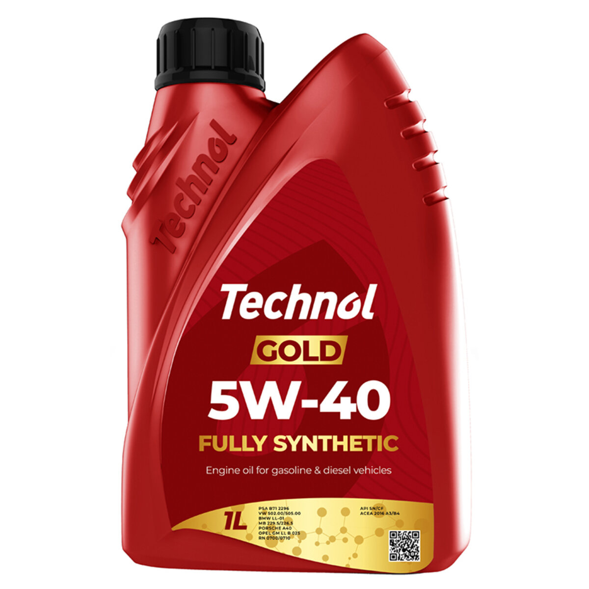 Моторне масло Technol Gold 5W-40, 1л (TL90021) дивитися фото №1