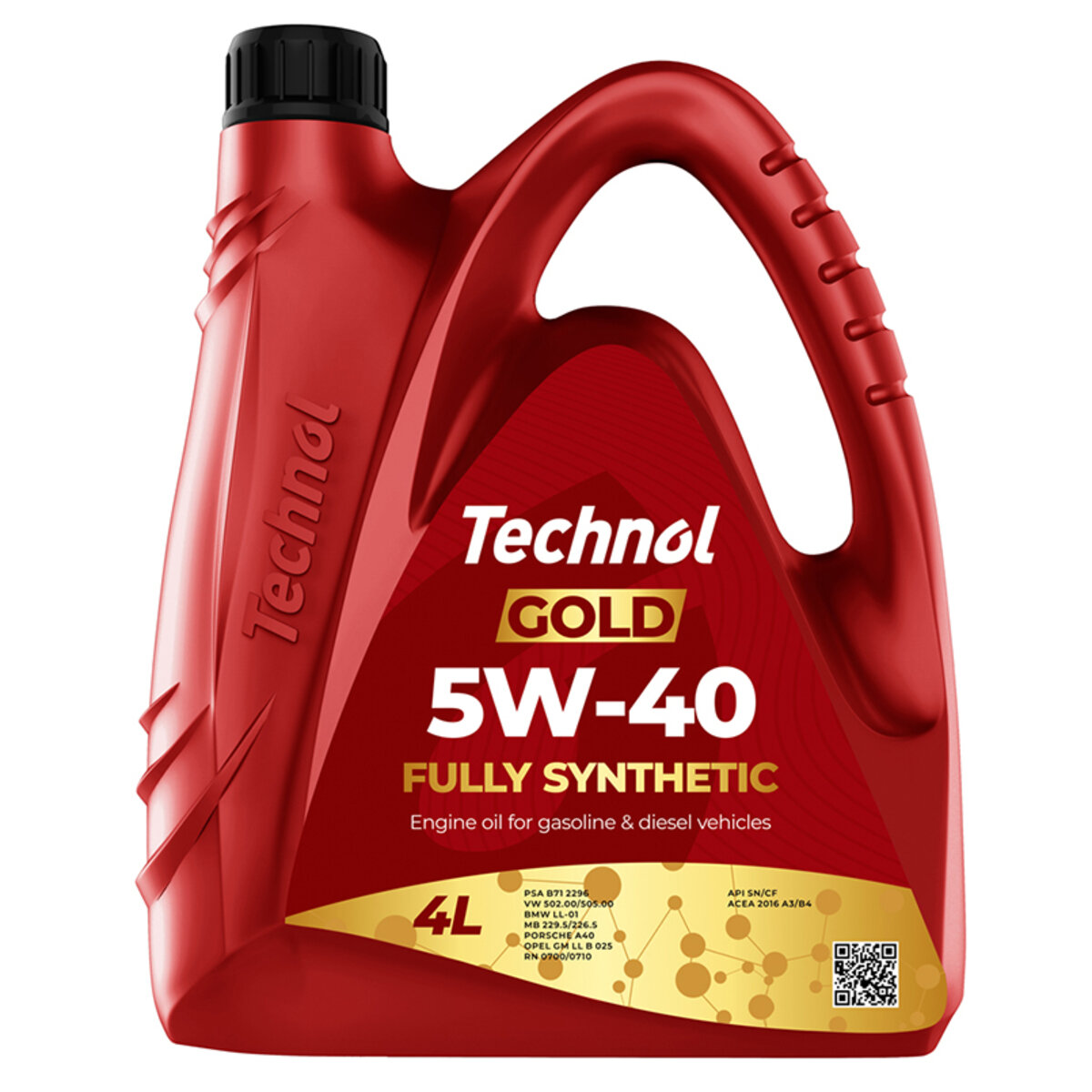 Моторне масло Technol Gold 5W-40, 4л (TL90052) дивитися фото №1