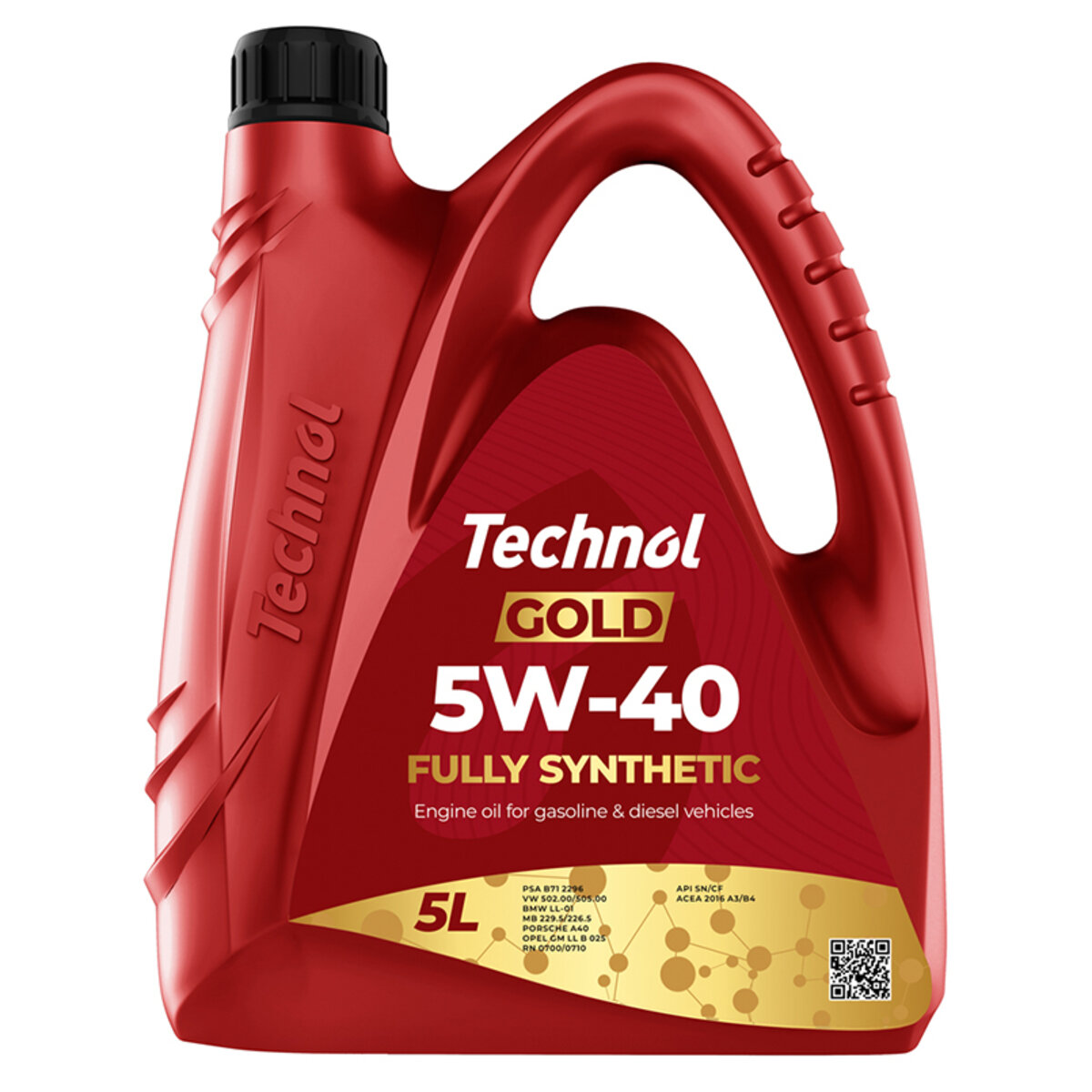 Моторне масло Technol Gold 5W-40, 5л (TL90083) дивитися фото №1
