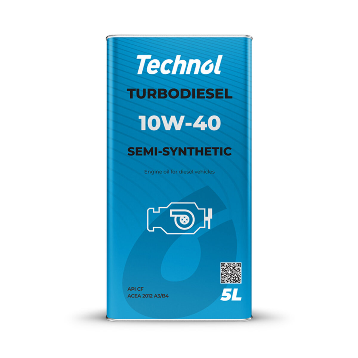 Моторне масло Technol Turbodiesel 10W-40, 5л (TL91011) дивитися фото №1